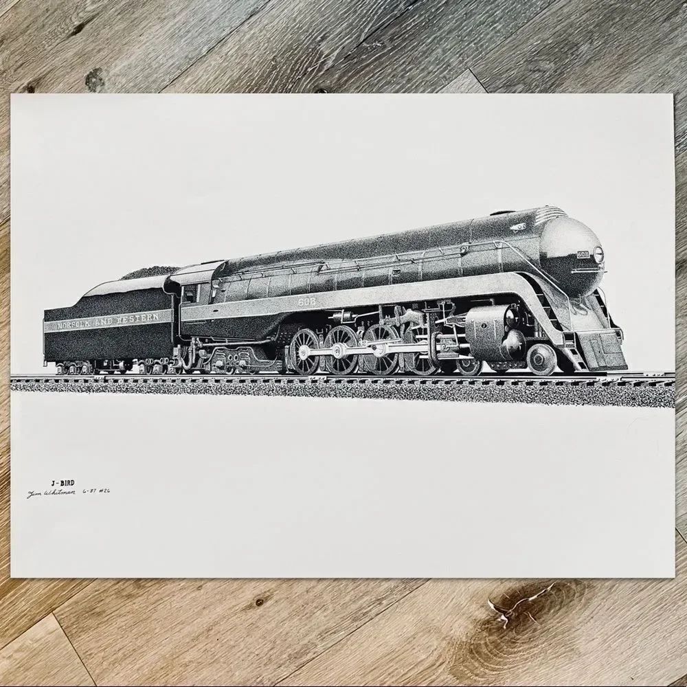 Norfolk And Western Railway 608 Train Prints